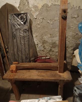gramola antica in legno
