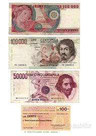 (LOTTO 3°)BANCONOTE ITALIANE"PREEURO IN LIRE