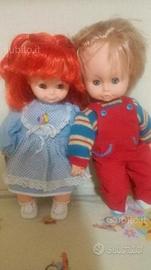 Bambole Mutzi e Flay vintage