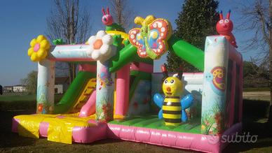 Gioco Gonfiabile Combinato Saltarello & Scivolo