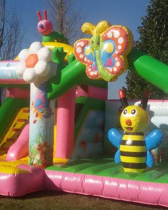 Gioco Gonfiabile Combinato Saltarello & Scivolo