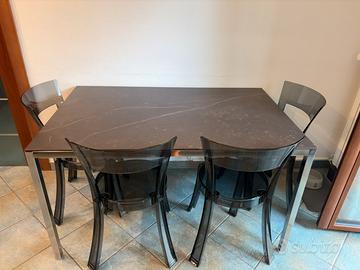 Tavolo ikea Torsby ceramica effetto marmo