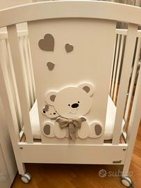 culla erbesi materasso piumino paracolpi 