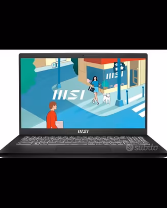 Computer portatile msi modern