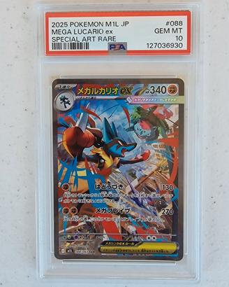 mega lucario psa 10