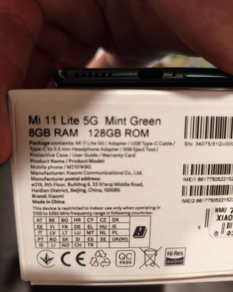 Xiaomi MI 11 lite 5G 
