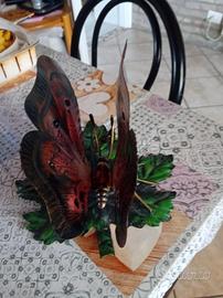 portacarte artigianale in lamiera 