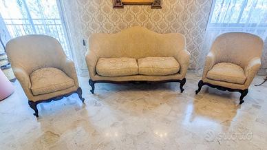 Salotto Primo '900 – Stile Luigi Filippo – 9 Pezzi