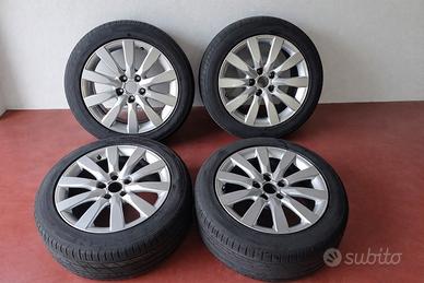 cerchi audi originali 17 pneumatici estivi