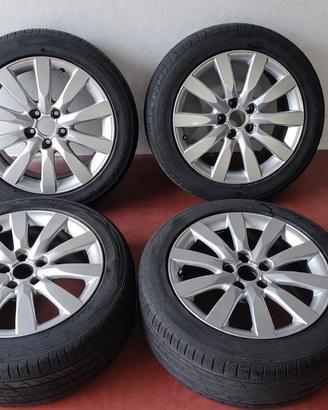 cerchi audi originali 17 pneumatici estivi