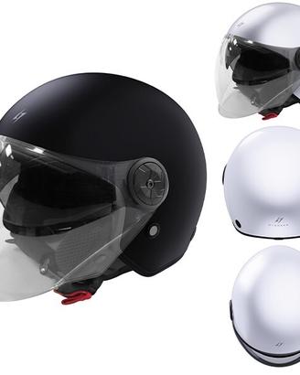 CASCO JET MOTO SCOOTER STORMER MIND DOPPIA VISIERA