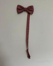 Papillon bordeaux a pois