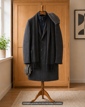 Cappotto uomo OVS taglia 56 con gilet estraibile