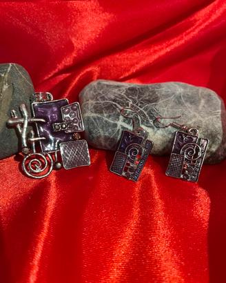 Set ciondolo con orecchini