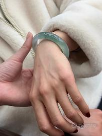 Bracciale in vera Giada (Giadeite naturale) 56-57m