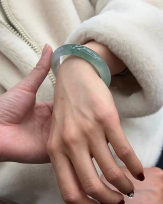 Bracciale in vera Giada (Giadeite naturale) 56-57m