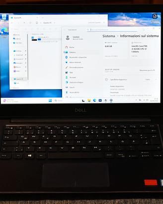 portatile 13 DELL Vostro 5370 i5 8gen WINDOWS 11