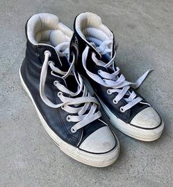 Converse all star in pelle ed imbottite Abbigliamento e