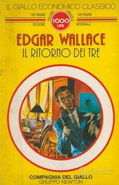 libro  Il ritorno dei tre di Edgar Wallace 