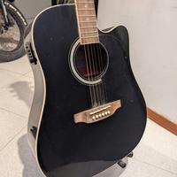 Chitarra Elettroacustica EKO nero lucido Nuova