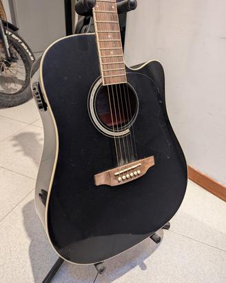 Chitarra Elettroacustica EKO nero lucido Nuova