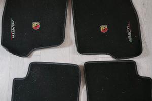 Tappetini Abarth originali sparco cinture wrc