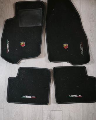 Tappetini Abarth originali sparco cinture wrc