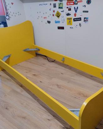 Giro letto singolo giallo
