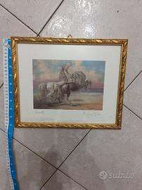 serigrafia Cavalli Proferio Grossi 