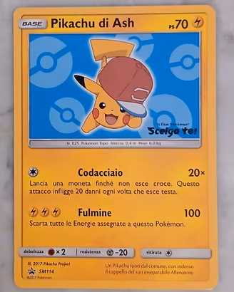 Carta Pokémon Pikachu   SM114 - Scelgo te! - ITA