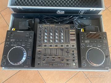 Djm 600 + coppia cdj 350 + flight case