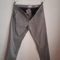 Pantalone in tessuto grigio primaverile taglia 50