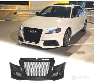 PARAURTI ANTERIORE AUDI A3 8P 08-12 LOOK RS3 PDC