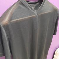 T shirt uomo nera  traforata Giunco - Qualità top!