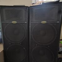 4 teste audio attive da doppio 15 samson 