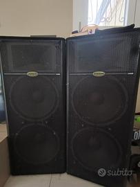 4 teste audio attive da doppio 15 samson 