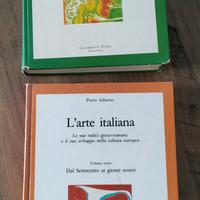 libro l'arte italiana volume 2 e 3