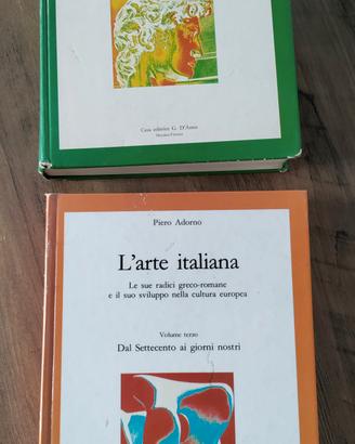 libro l'arte italiana volume 2 e 3