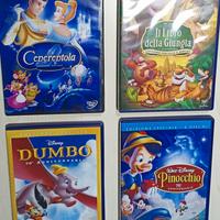 4 DVD classici Disney edizione speciale + omaggio