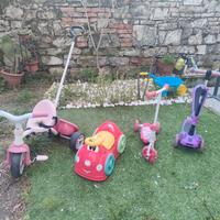 bicicletta monopattino bimba bambino 