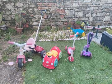 bicicletta monopattino bimba bambino 