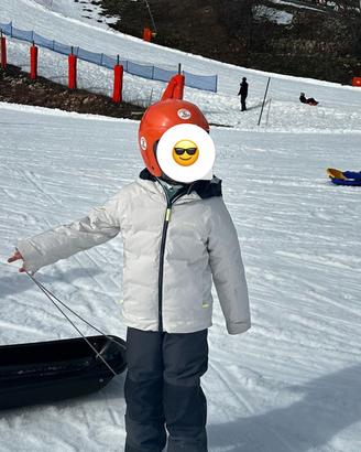 Completo tuta sci bambini 8 anni