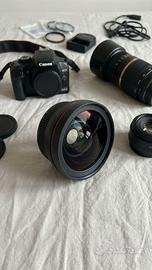 Kit Fotocamera Canon EOS 1000D + Teleobiettivo Tam