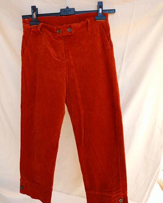 Pantaloni Pinochietto Vintage,Color Ruggine -M 