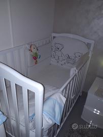 culla italbaby con materasso 