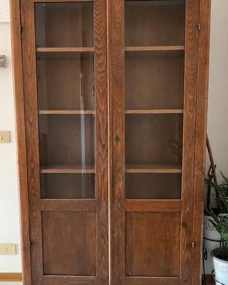 Vetrina in legno a 2 ante – 195 × 102 × 37 cm