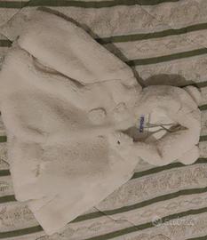 pelliccia imbottita Mayoral neonata panna cappucci