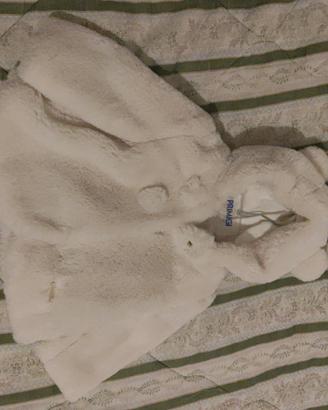 pelliccia imbottita Mayoral neonata panna cappucci