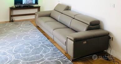 Divano in pelle 3 posti Poltronesofà