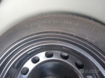 Ruotino di scorta 135/70 R16 Continental con crick